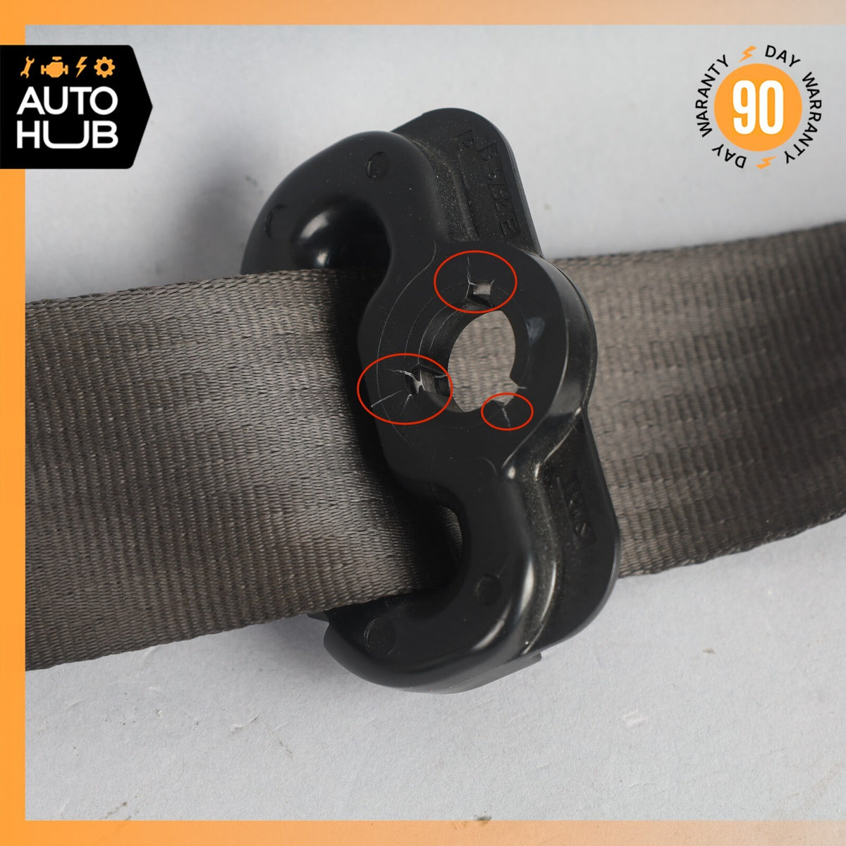 08-18 Maserati GranTurismo M145 Coupe Front Right Side Seat Belt Black OEM - photo 6