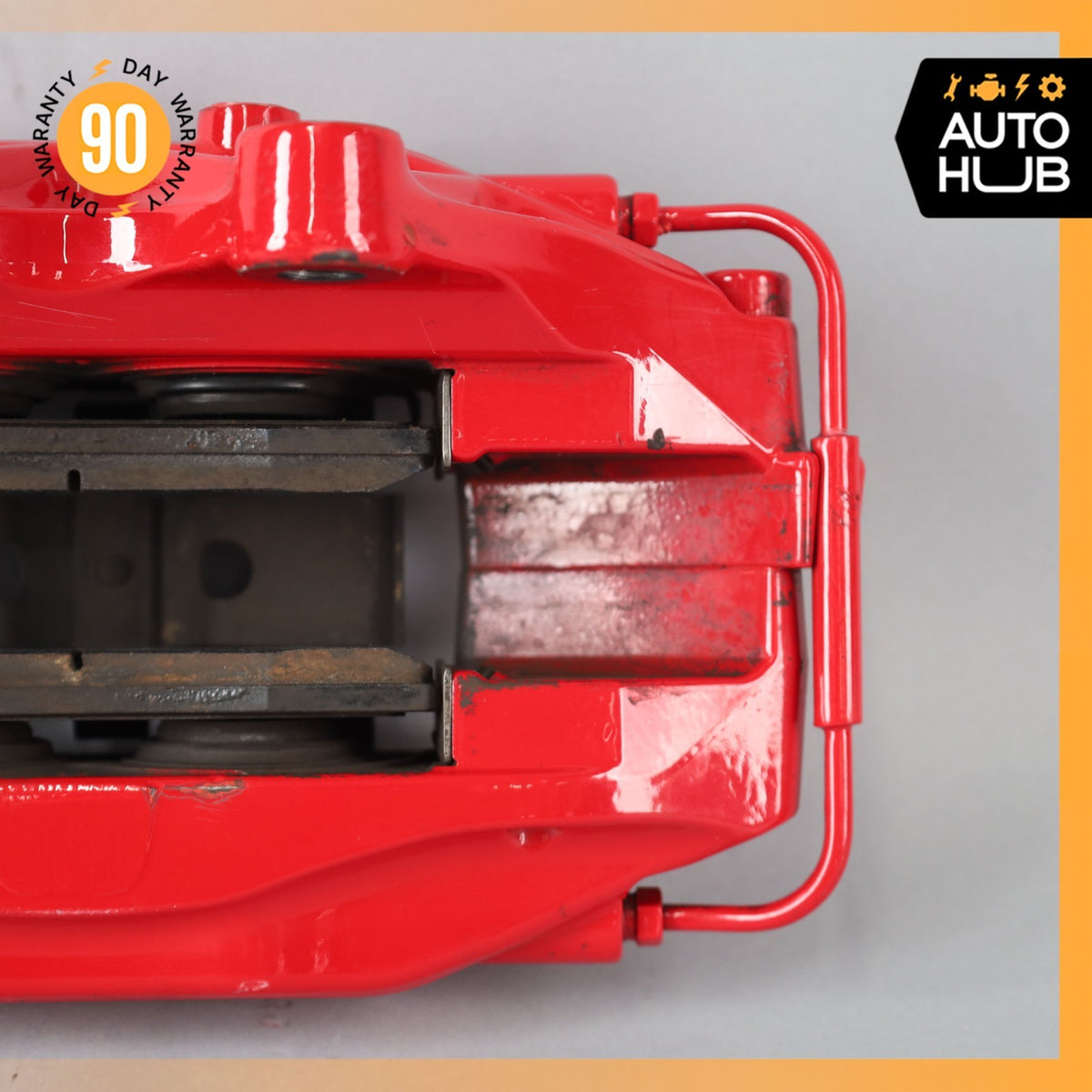 03-04 Aston Martin DB7 Vantage Front Brake Caliper Set Red 28124629AA OEM 35k - photo 23