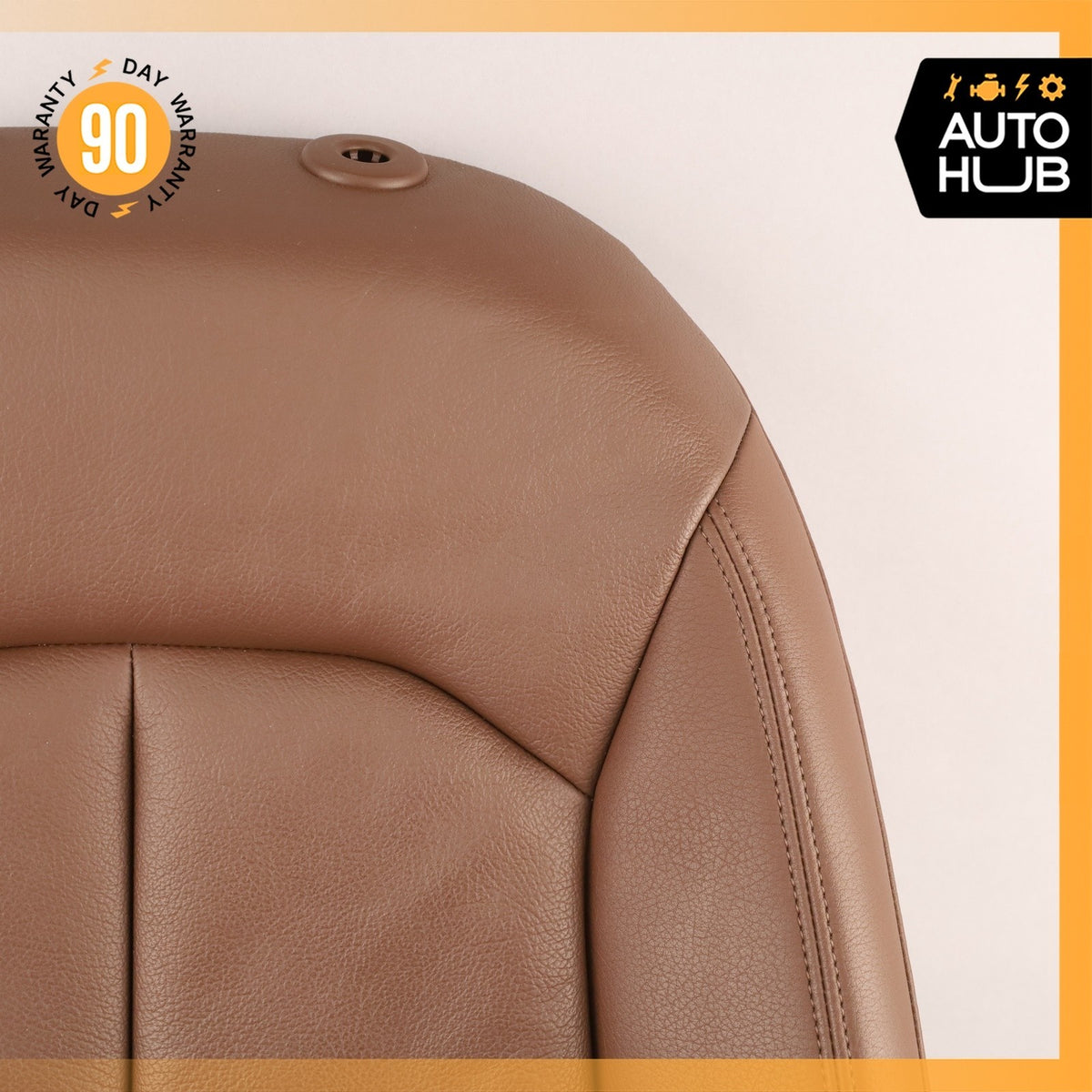 15-20 Audi 8V A3 E-Tron S3 Front Left Side Top Upper Seat Cushion Brown OEM - photo 3