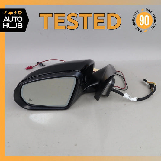 2016 Mercedes W205 C63 AMG C300 Left Rear View Door Mirror w/ Blind Spot OEM - photo 1