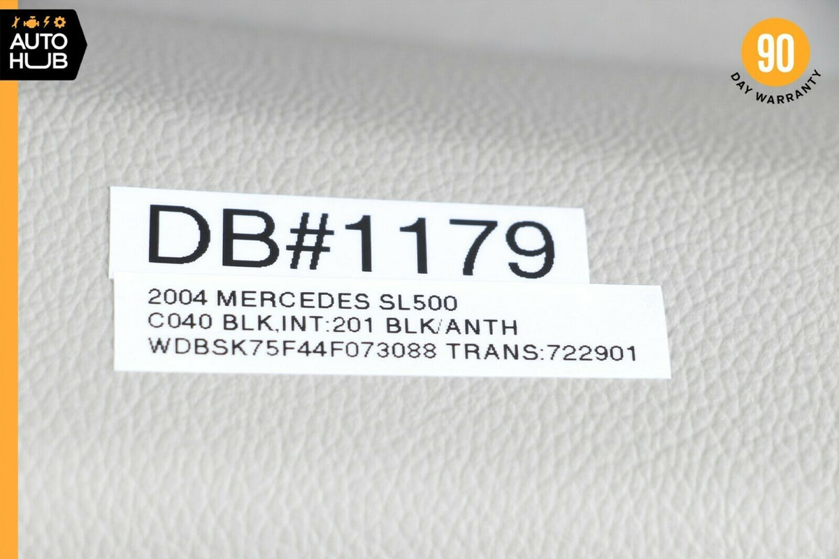 03-06 Mercedes R230 SL500 SL55 Front Right Side Interior Trim Panel A Pillar OEM - photo 11