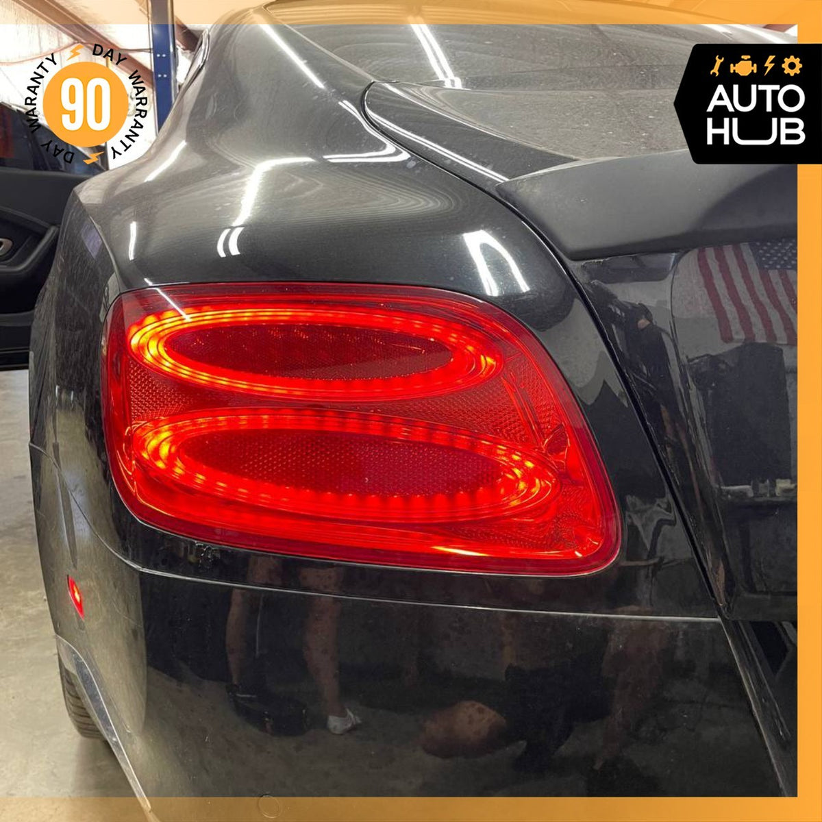 12-13 Bentley Continental GT GTC Left LED Tail Light Lamp 3W3945095N OEM 73k - photo 2