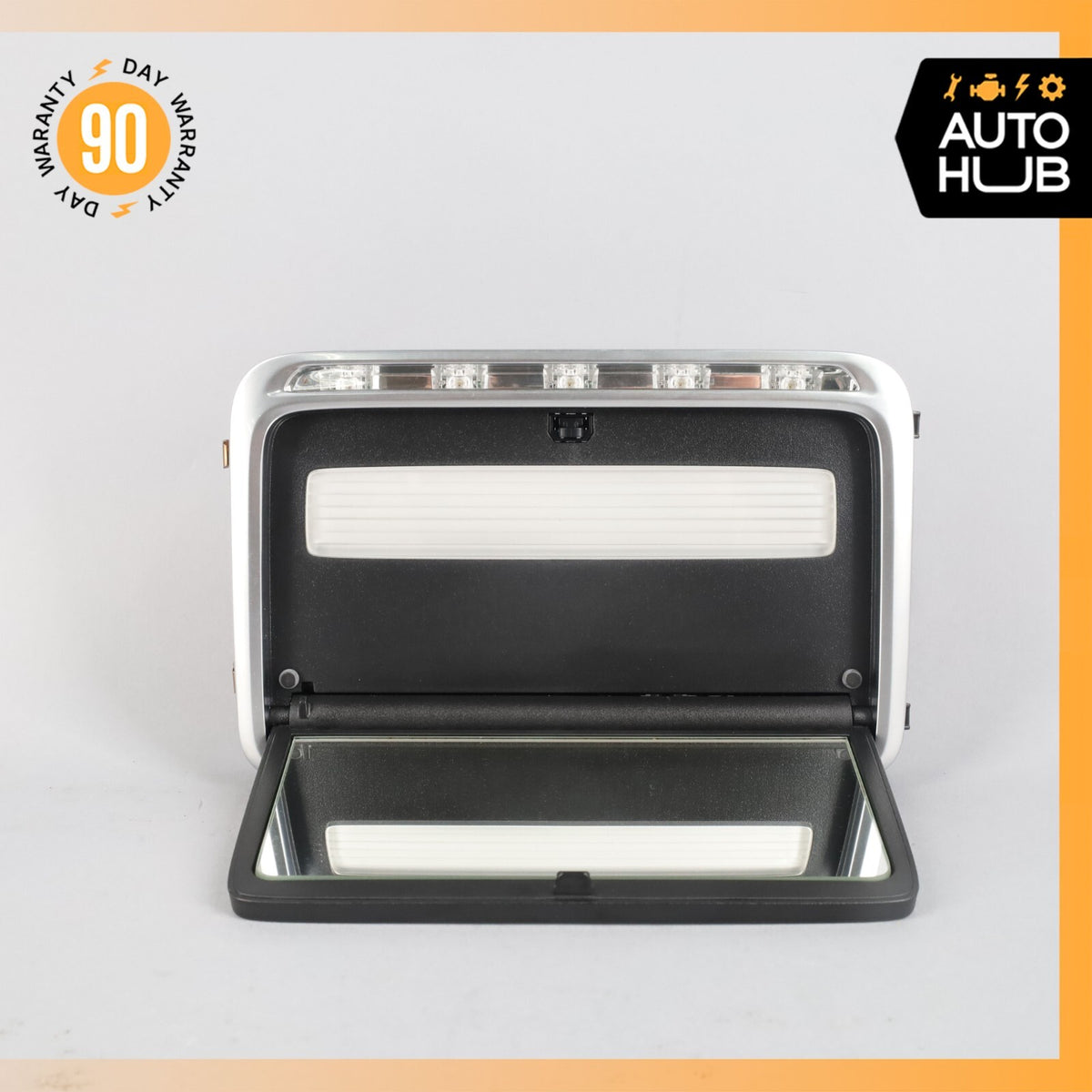 2015 Mercedes W222 S550 Rear Overhead Vanity Mirror Black 2228100717 OEM - photo 2