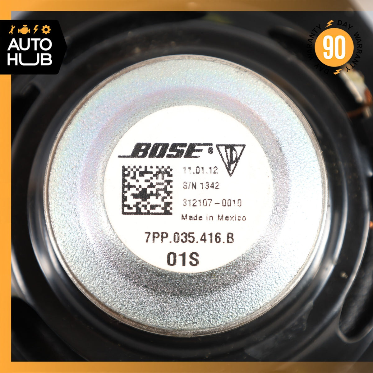2012 Porsche Panamera 970 Hybrid S Rear Left or Right D Pillar Speaker Bose OEM - photo 5