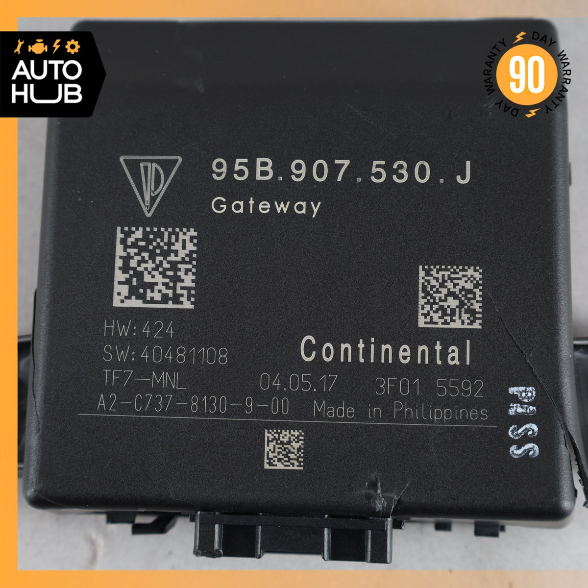 Porsche 991 911 Carrera 4S Gateway Control Module 95B907530J OEM 24k - photo 9