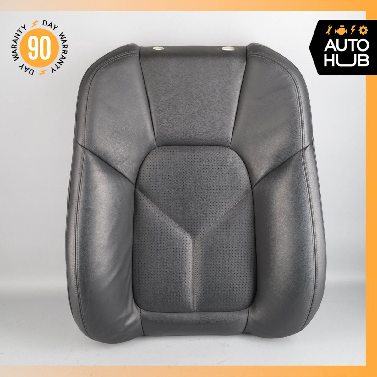 11-18 Porsche Cayenne 958 Front Right Side Seat Upper Cushion Black OEM - photo 1