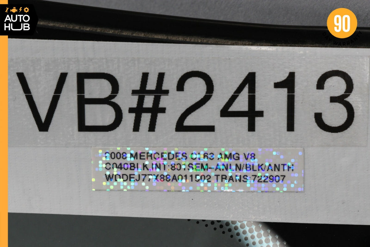 07-10 Mercedes W216 CL63 AMG CL550 Front Windshield Glass w/ Night Vision OEM - photo 12