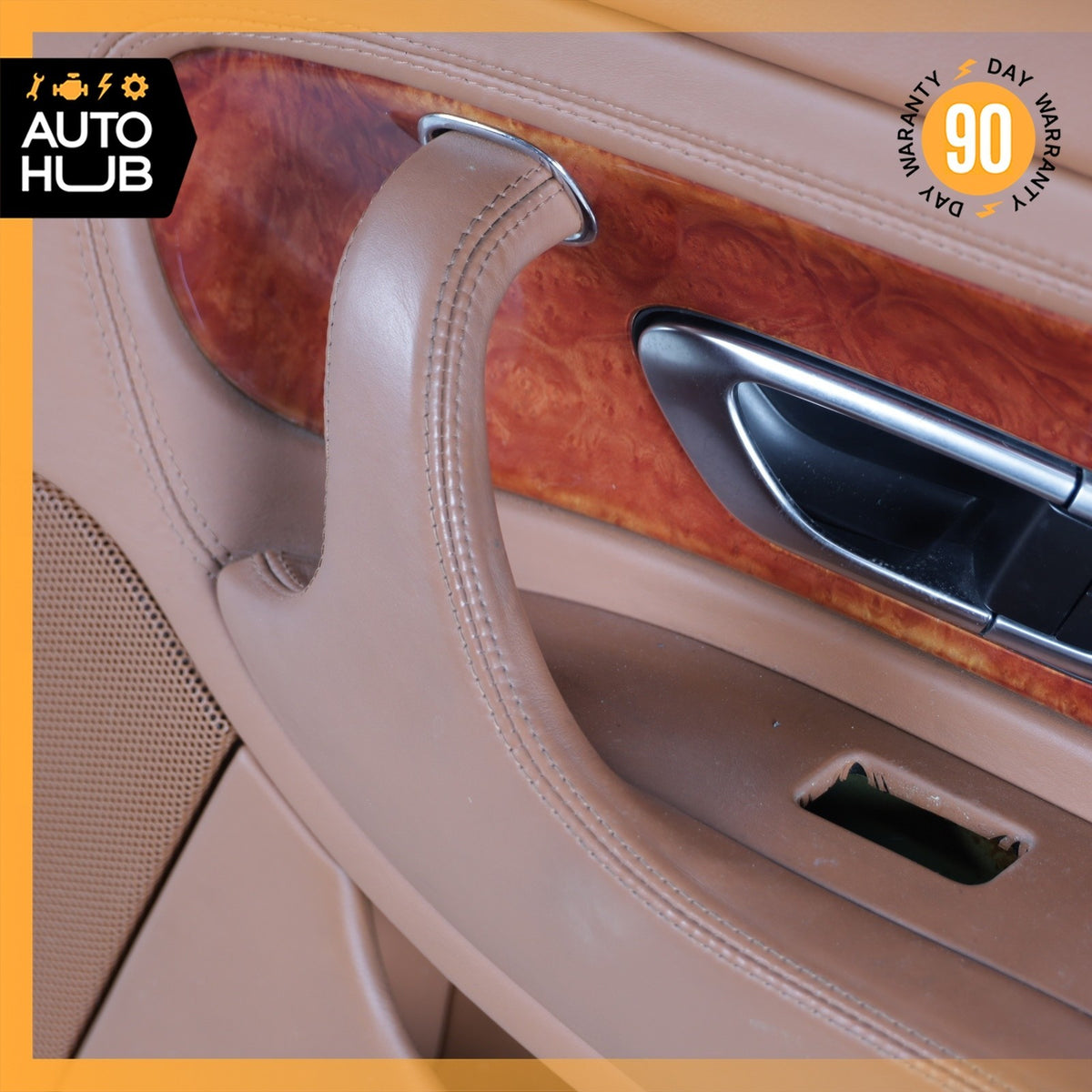 03-10 Bentley Continental GT Right Side Interior Door Panel Brown OEM 87k - photo 8