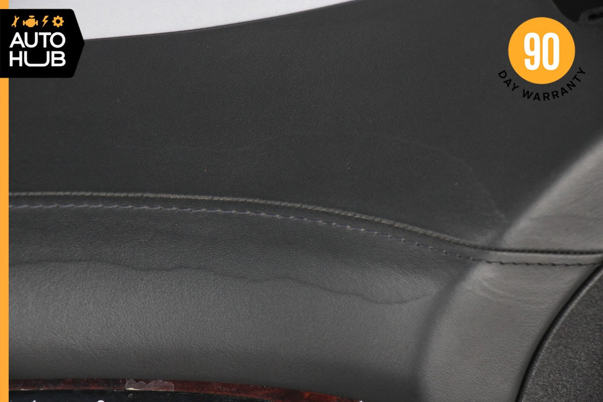 07-10 Mercedes W216 CL600 Front Left Driver Side Interior Door Panel Black OEM - photo 9