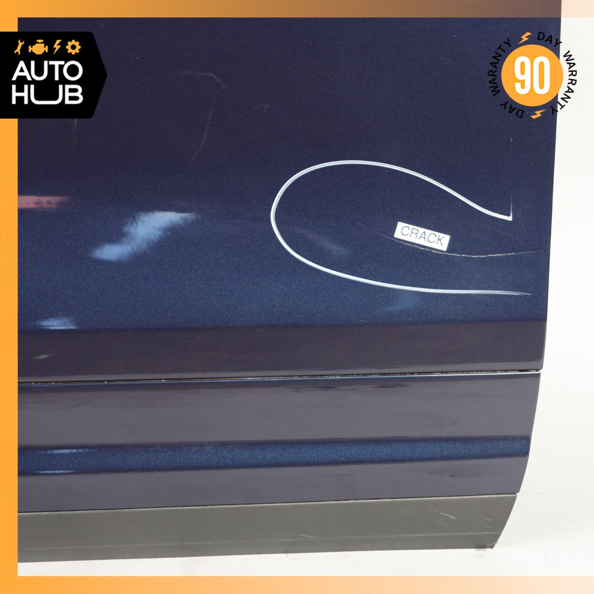 11-18 Porsche Cayenne 958 Front Right Passenger Side Door Shell Blue OEM - photo 10