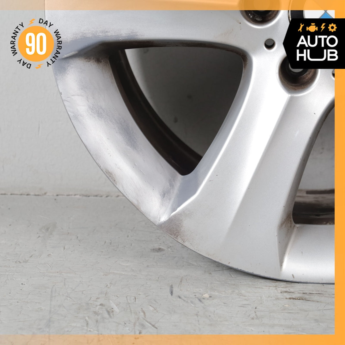 BMW E71 X6 xDrive50i 35i 9 x 19 19" Front Style 258 Wheel Rim Silver 6778586 OEM - photo 4