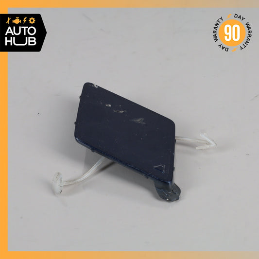 11-13 BMW F10 550i 535i Front Bumper Tow Hook Hitch Cover Lid Blue OEM - photo 1