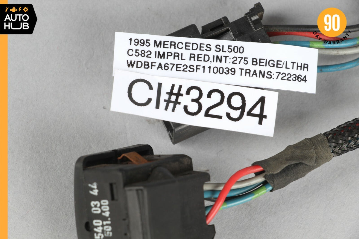 90-02 Mercedes R129 SL500 SL320 Steering Column Tilt Adjust Control Switch OEM - photo 8