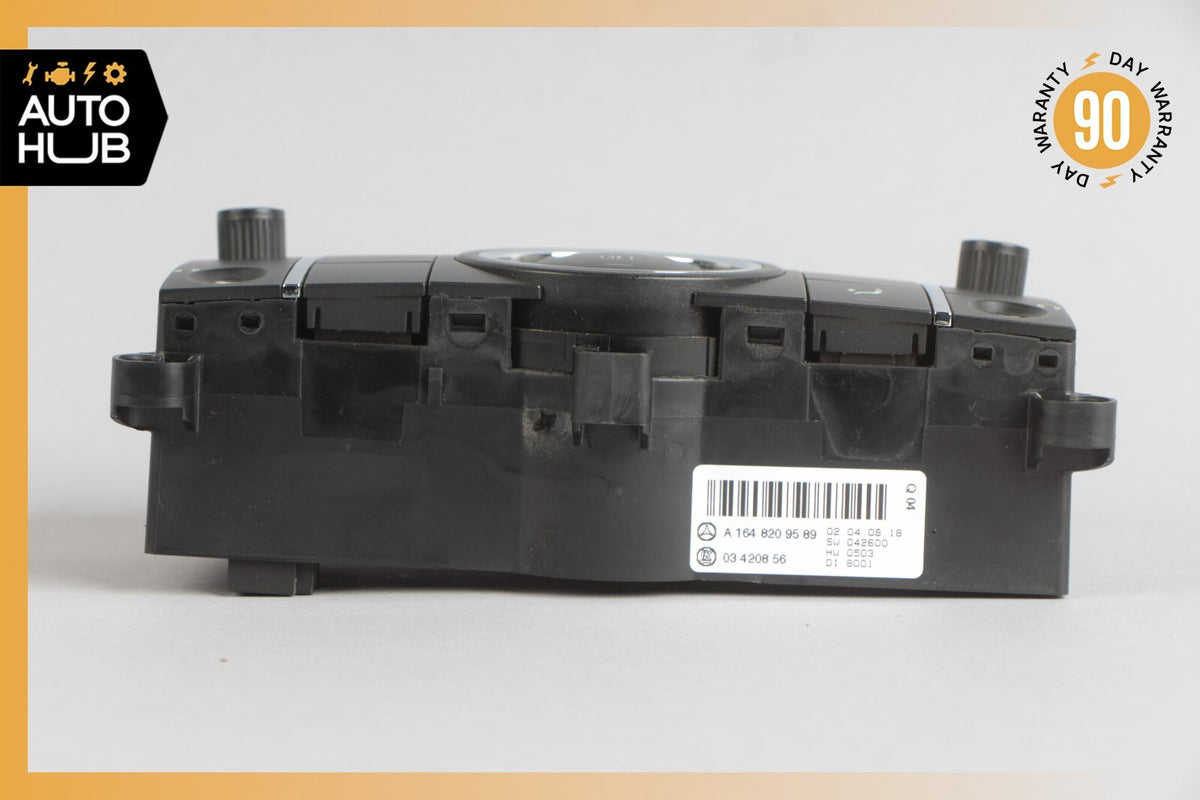 06-11 Mercedes W164 ML550 R350 Rear A/C Heater Climate Control Switch Unit OEM - photo 5