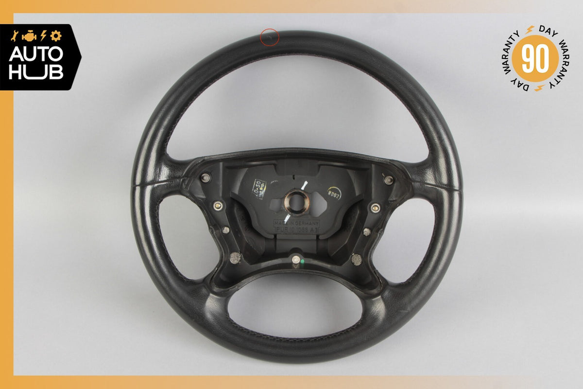 03-09 Mercedes R230 SL500 CLK350 CLK500 Steering Wheel Black 2304600503 OEM 80k - photo 1