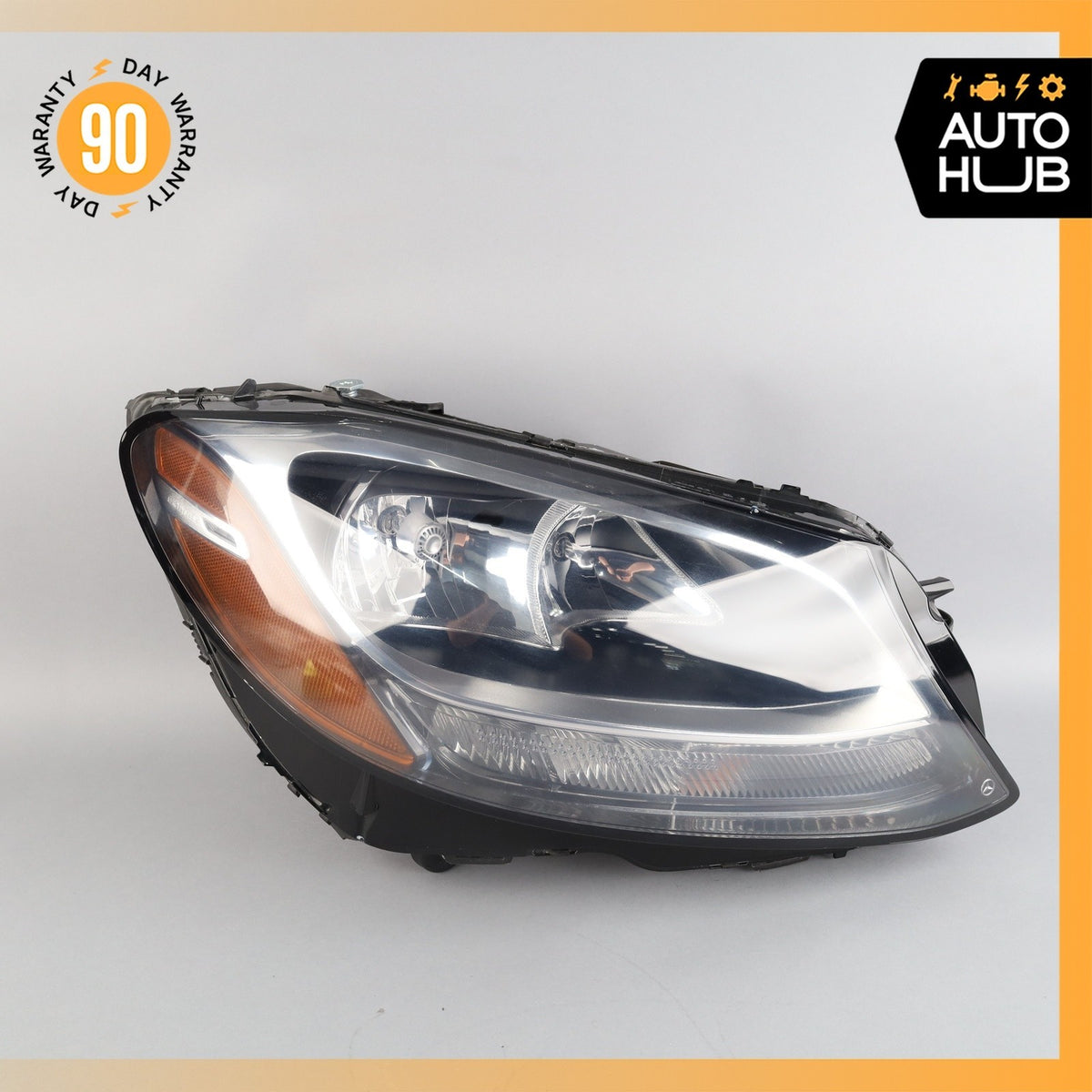 15-18 Mercedes W205 C300 C400 Right Side Halogen Headlight Lamp OEM - photo 2