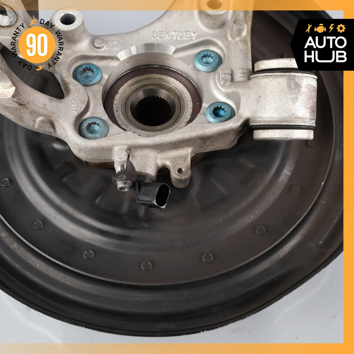07-11 Bentley Continental GTC Rear Right Side Spindle Knuckle Hub OEM 43k - photo 11