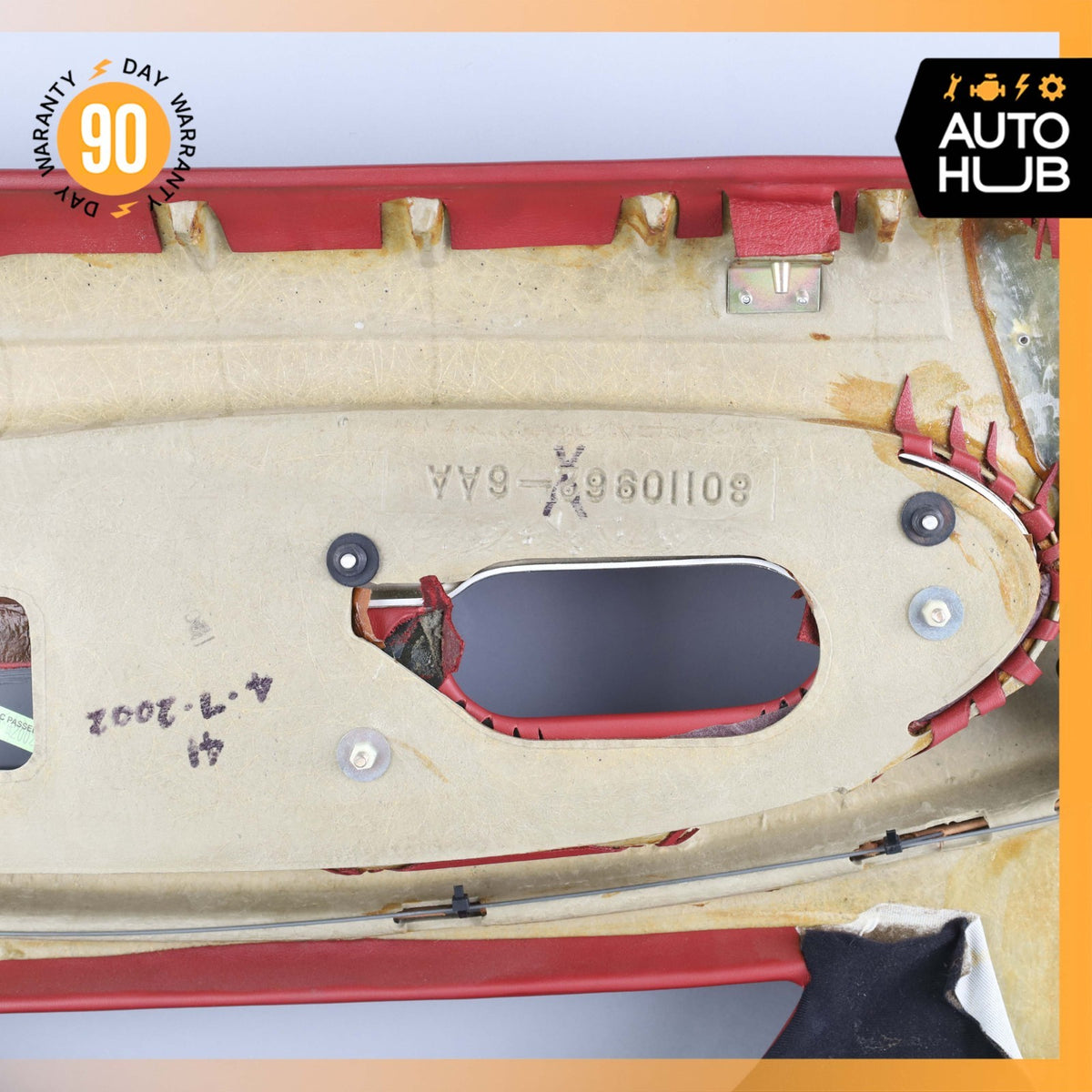 00-04 Aston Martin DB7 Vantage Front Right Passenger Door Panel Red OEM 35k - photo 19