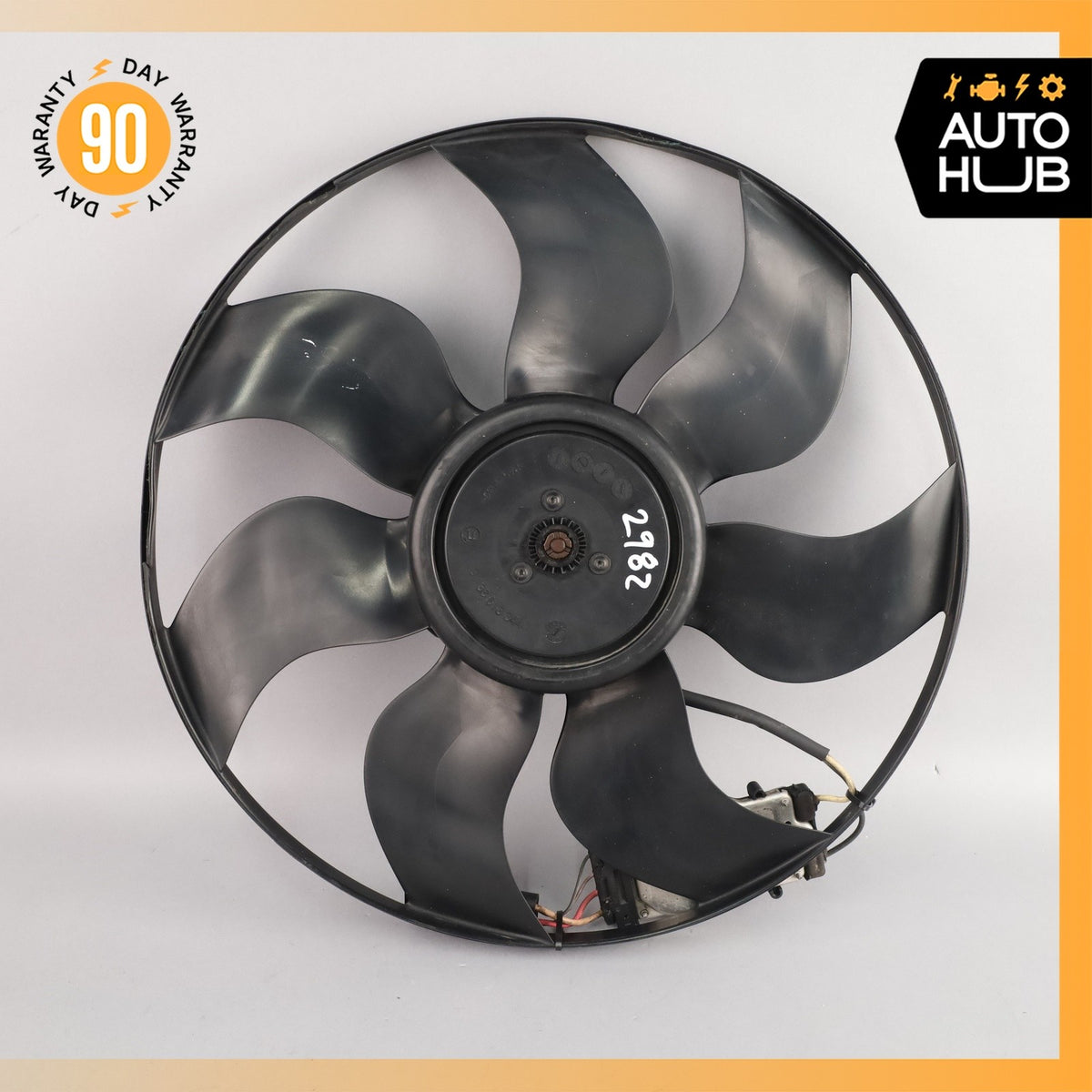 08-20 Mercedes W212 E350 C250 Engine Radiator Cooling Fan Blade w/ Motor OEM 84k - photo 2