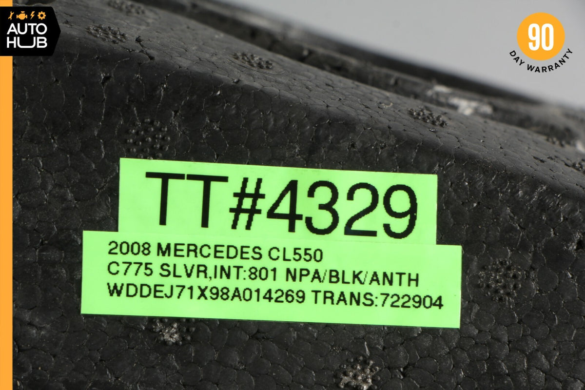 07-10 Mercedes W216 CL550 CL63 Front Left Side Bumper Foam Impact Absorber OEM - photo 11