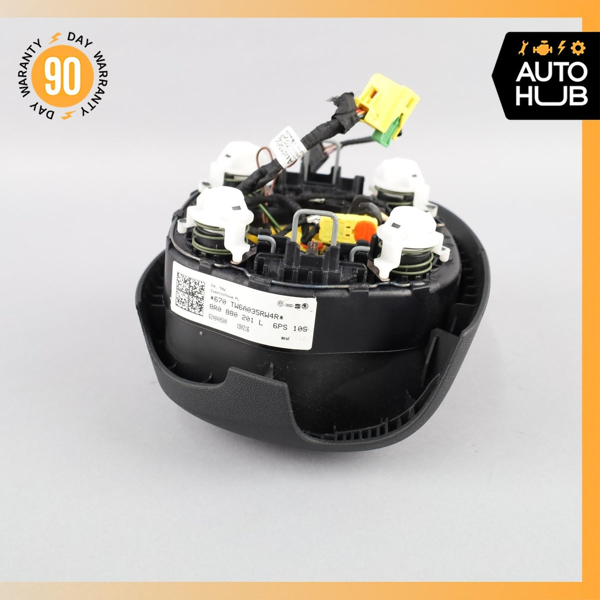 13-17 Audi 8R Q5 SQ5 Steering Wheel Airbag Air Bag Black 8R0880201L OEM - photo 14