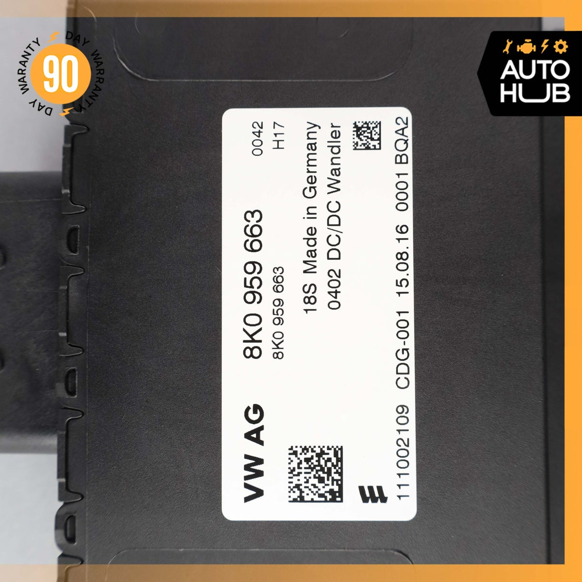 Porsche Macan Turbo 95B Voltage Stabilizer Control Module ECU 8K0959663 OEM - photo 8
