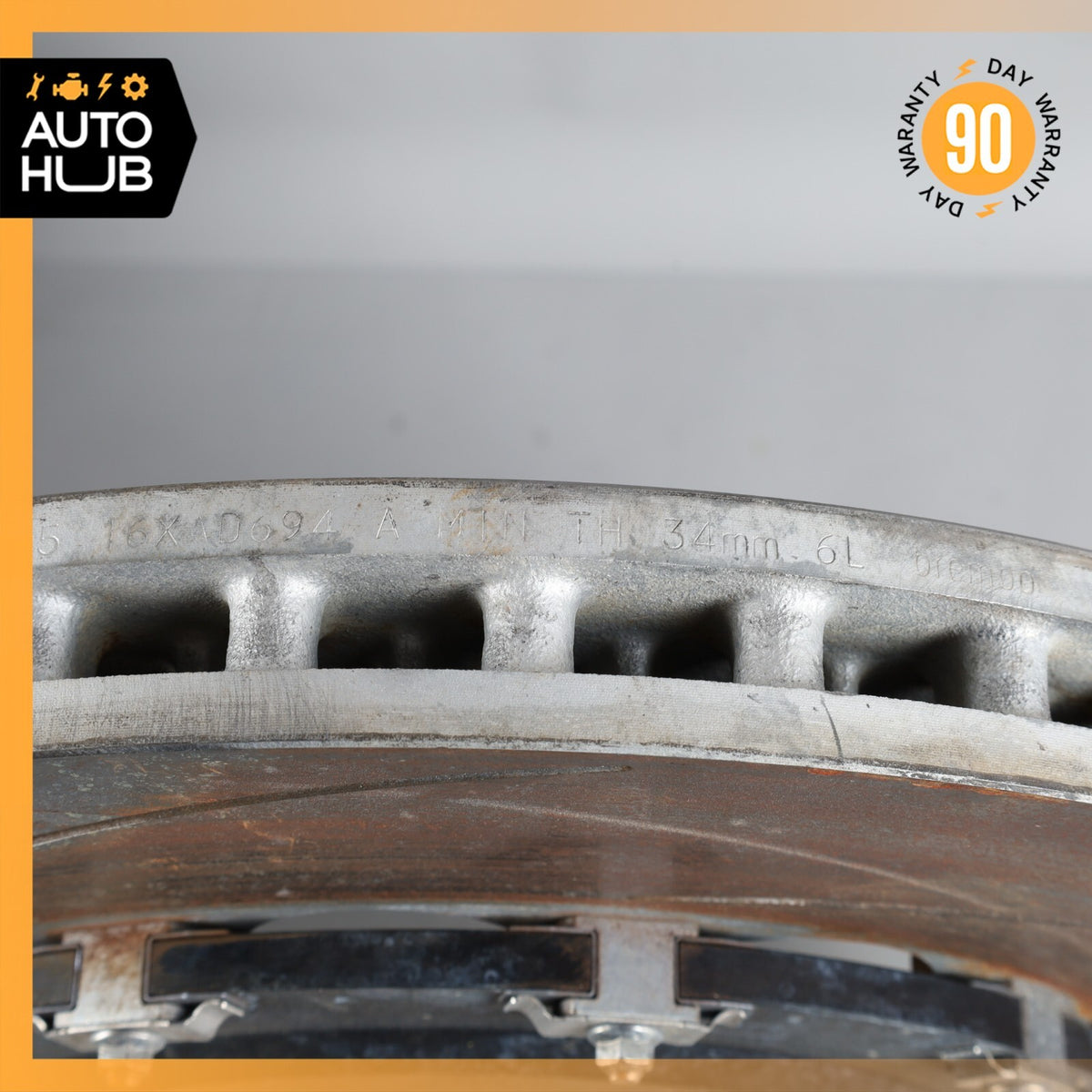 19-24 Aston Martin DB11 Vantage Front Left & Right Side Brake Rotor Set OEM - photo 21