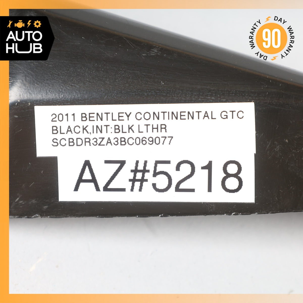 03-12 Bentley Continental GTC GT Front Right Side Windshield Cover OEM 59k - photo 12