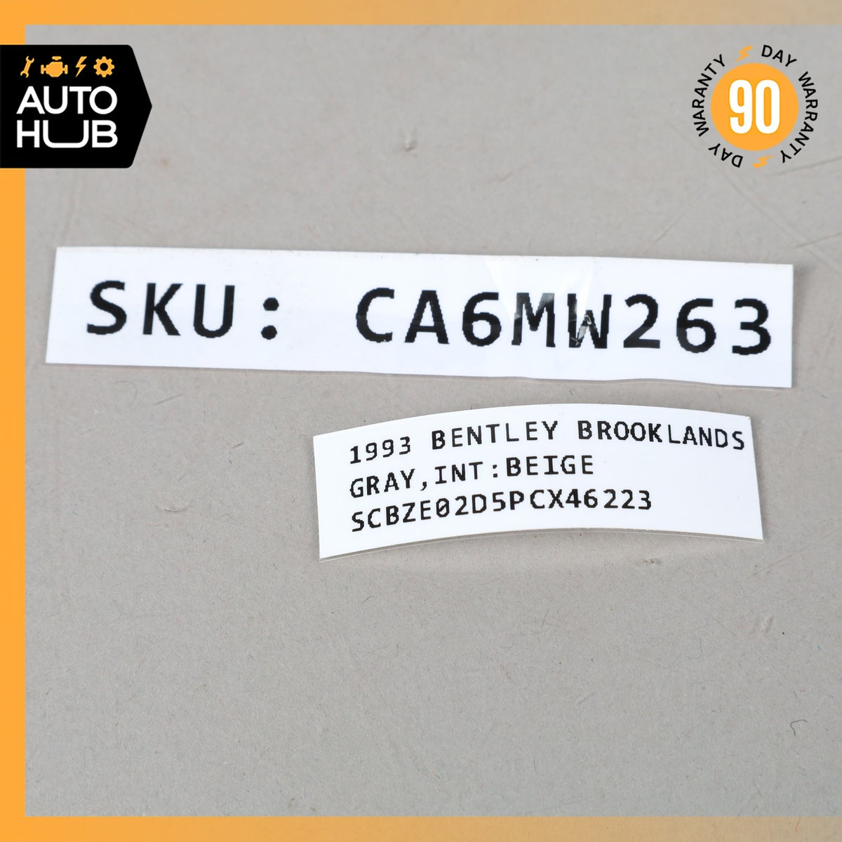 93-98 Bentley Brooklands Door Lock Solenoid Actuator OEM - photo 10