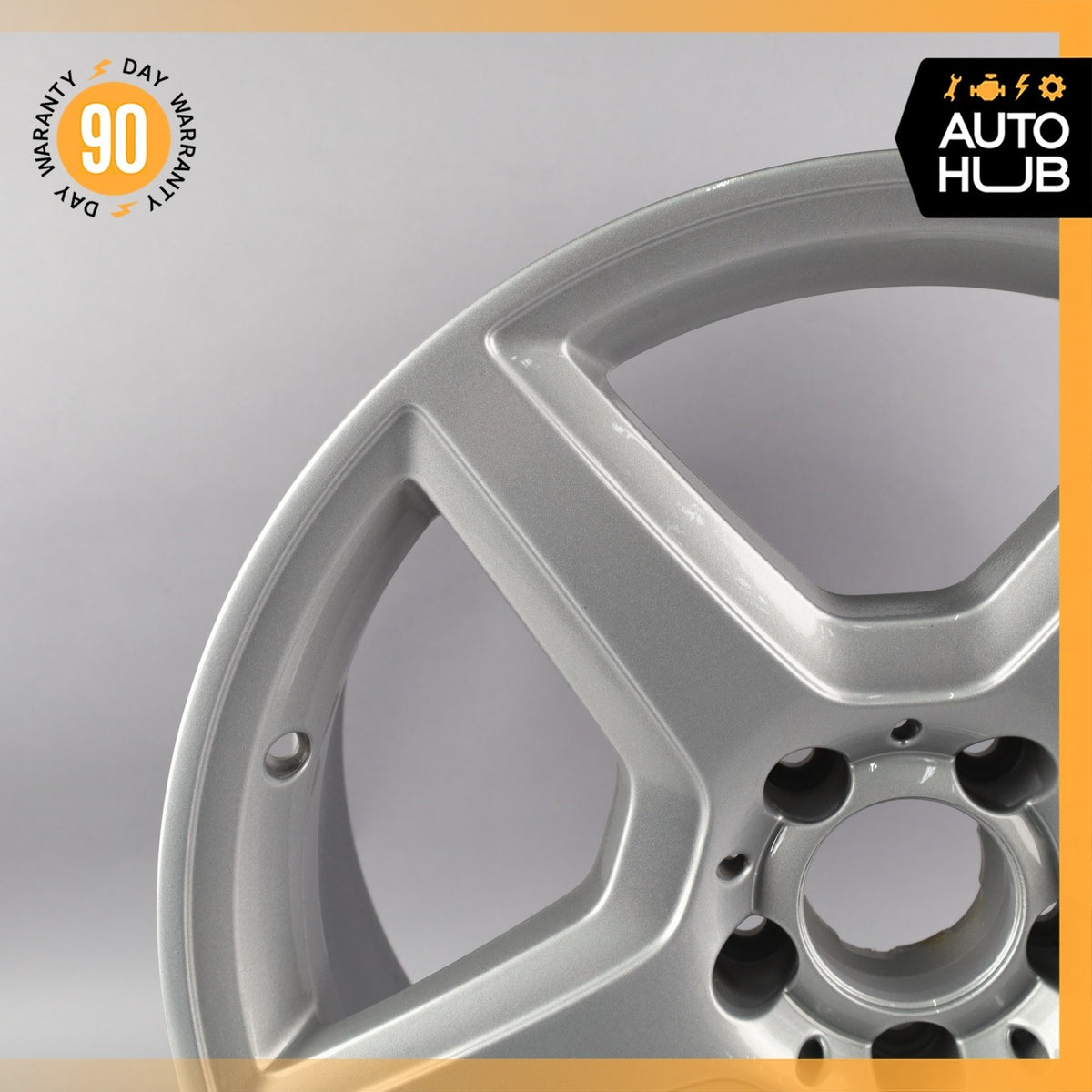 Mercedes W211 E350 E55 CLS55 AMG 9 x 18 18" Rear Wheel Rim 2114016702 OEM - photo 3