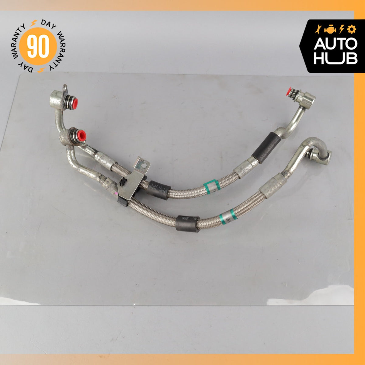 2018 Maserati Levante M161 Transmission Oil Cooler Line Hose Pipe OEM 64k - photo 7