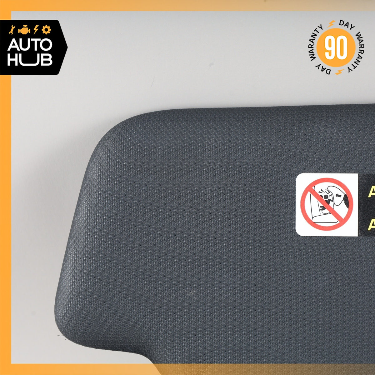16-18 Audi 8V A3 E-Tron Left Side Sunvisor Sun Visor Black OEM - photo 3