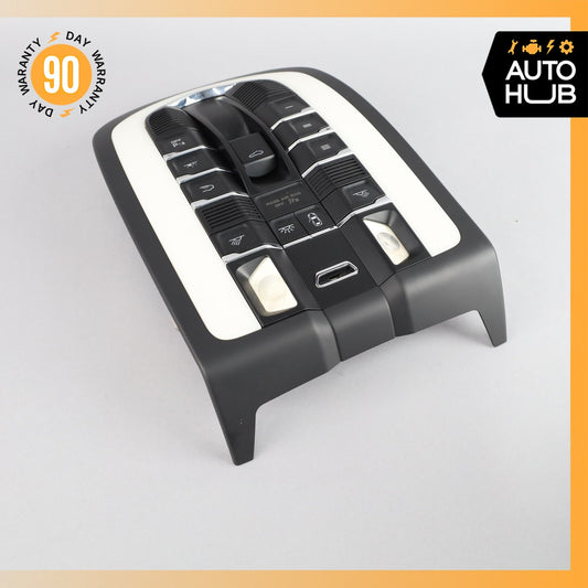 10-18 Porsche Cayenne 958 Panamera Front Overhead Dome Light Lamp Black OEM - photo 1