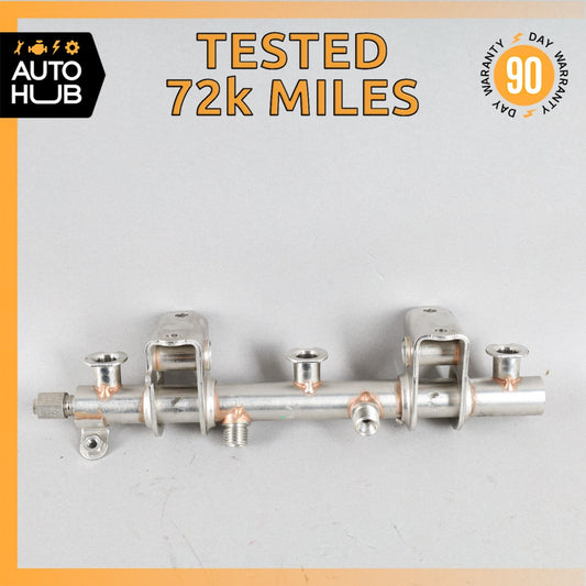14-18 Porsche Macan Cayenne Fuel Injection Rail Line w/ Injectors Right OEM 72k - photo 1