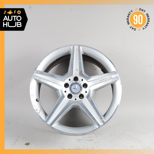 Mercedes W221 S550 CL63 AMG 8.5 x 19 19" Wheel Rim Silver 2214016002 OEM - photo 1