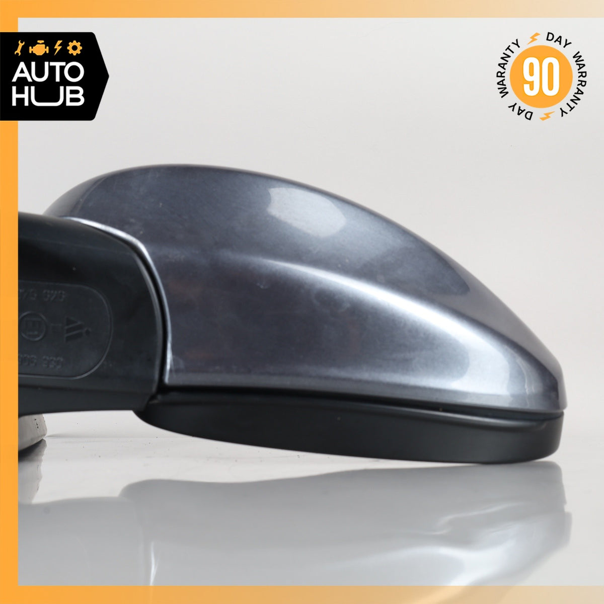BMW E90 328i 335i Left Side Exterior Door Mirror Gray OEM 67k - photo 8