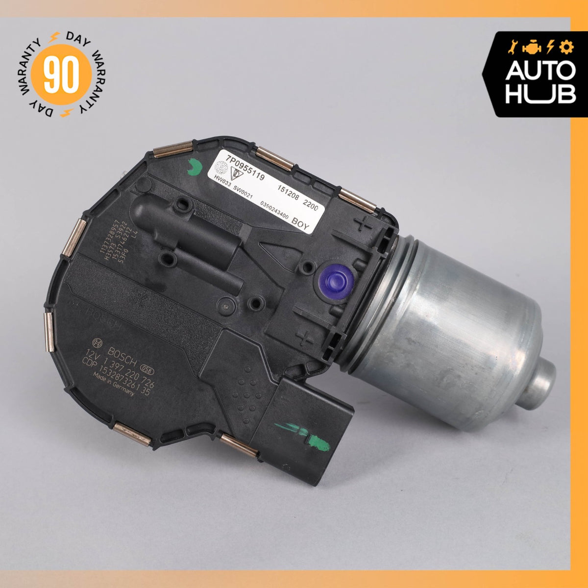 11-18 Porsche Cayenne 958 Windshield Wiper Motor 7P0955119 OEM - photo 1