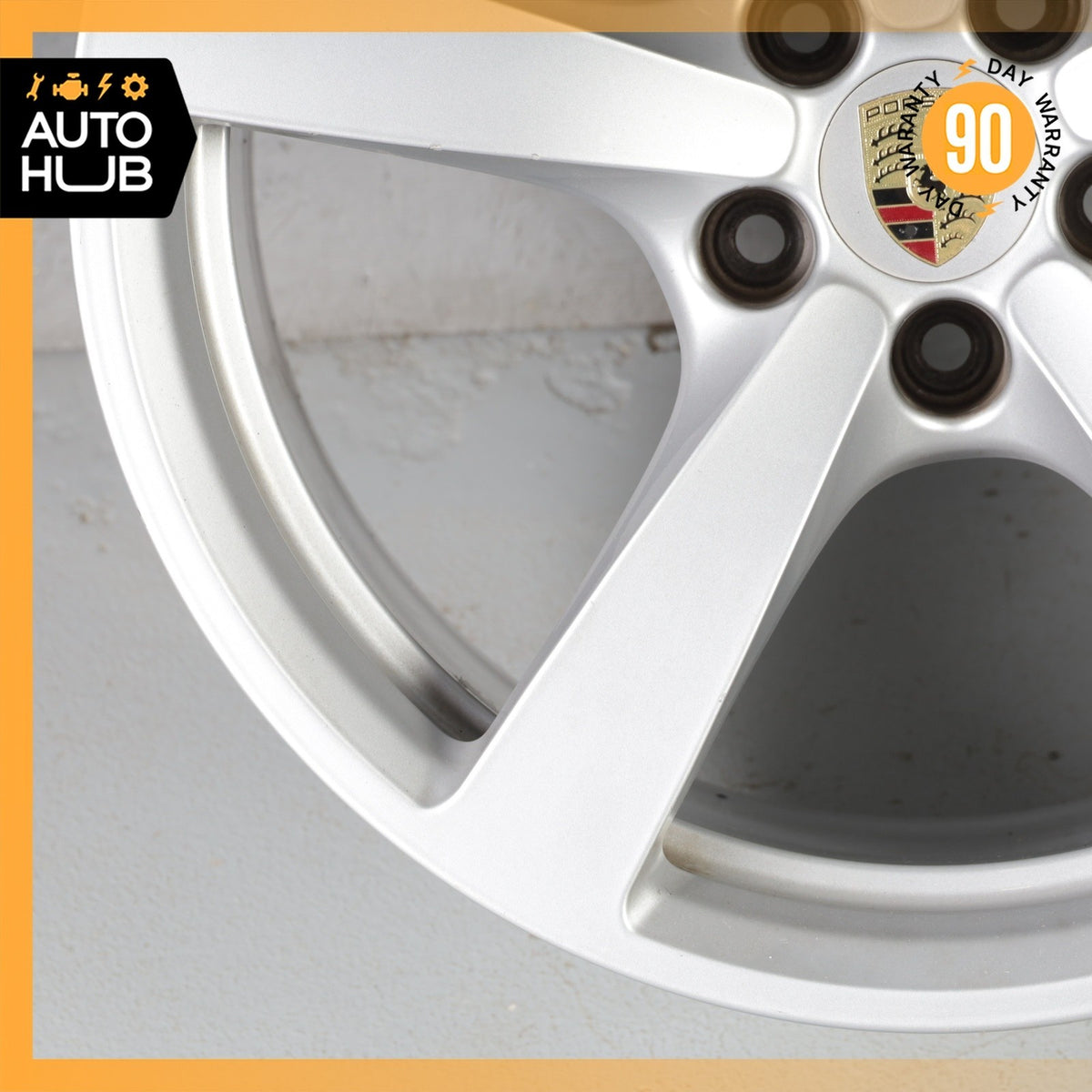 Porsche Macan 95B S 9 x 18 18" Rear Wheel Rim Silver 95B601025AQ OEM - photo 4