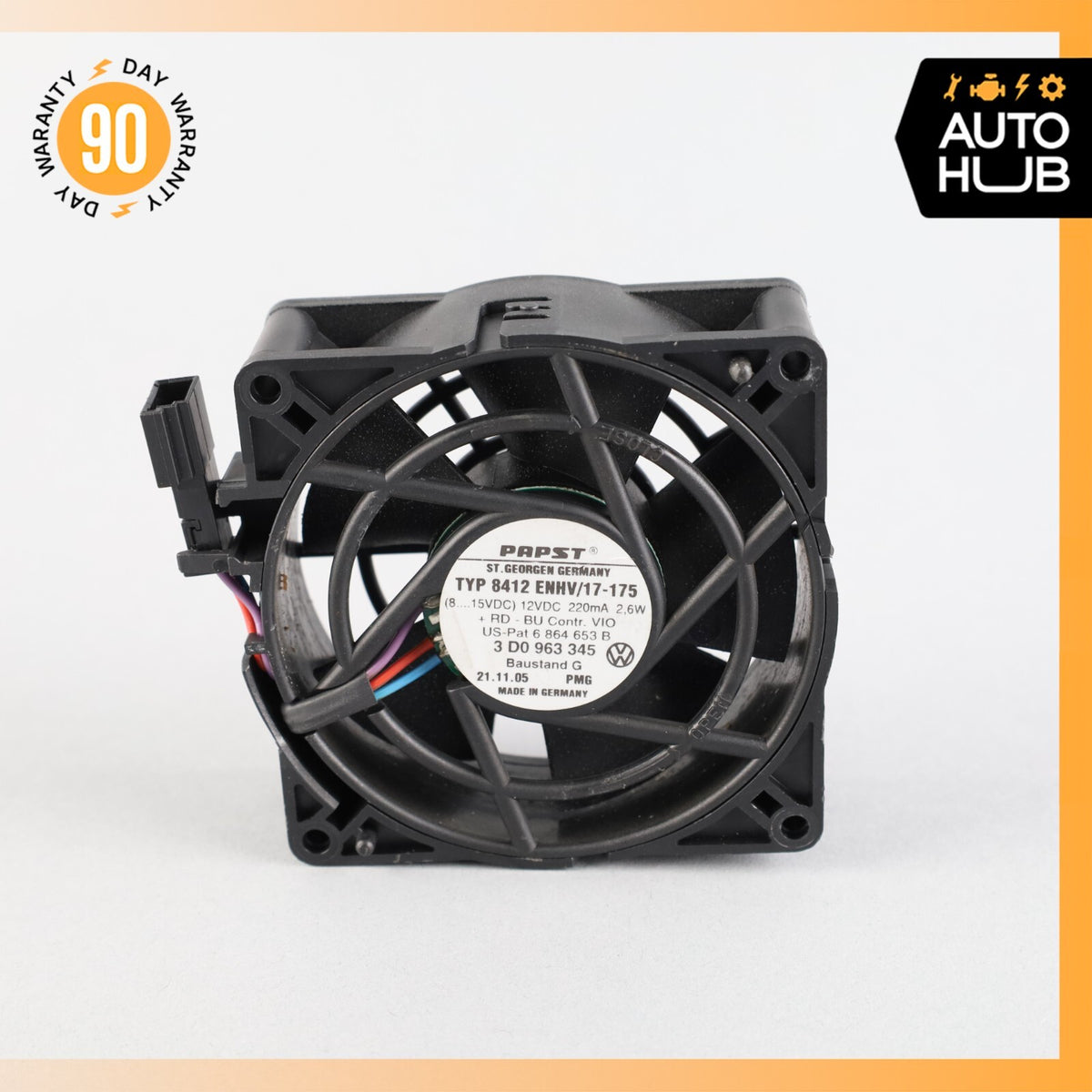 Bentley Continental Flying Spur Front Right or Left Seat Blower Cooler Fan 58k - photo 1