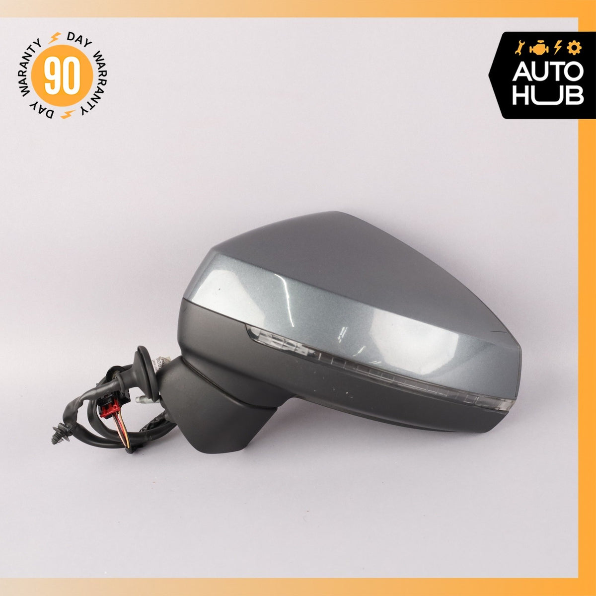 15-20 Audi 8V A3 S3 Front Left Driver Side Rear View Mirror Gray OEM - photo 8