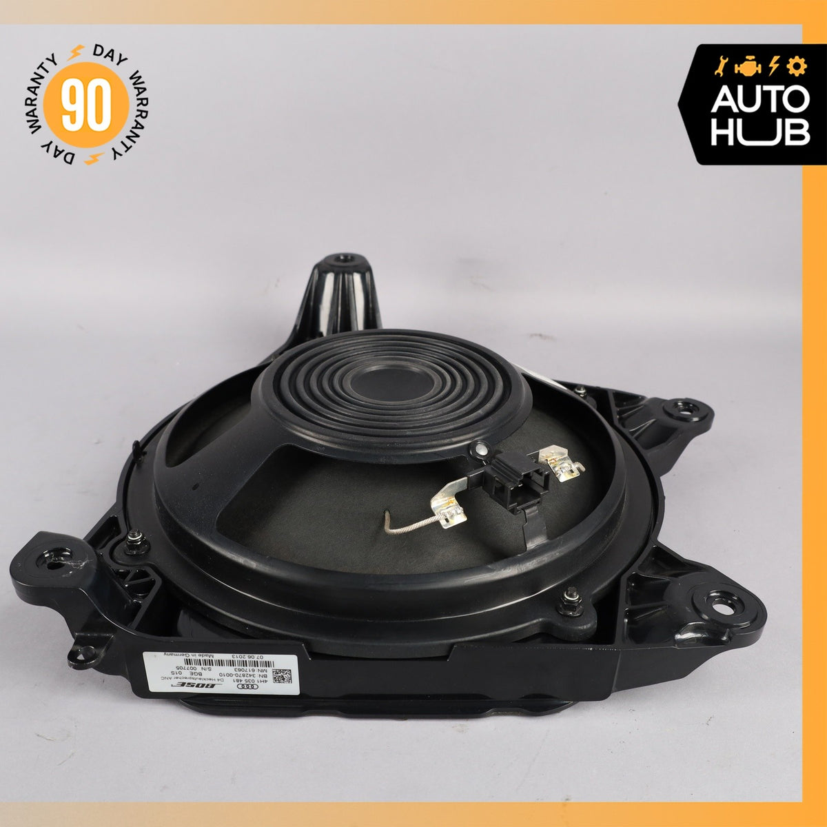 Audi D4 A8L Rear Center Deck Bass Speaker Loudspeaker Bose OEM - photo 10