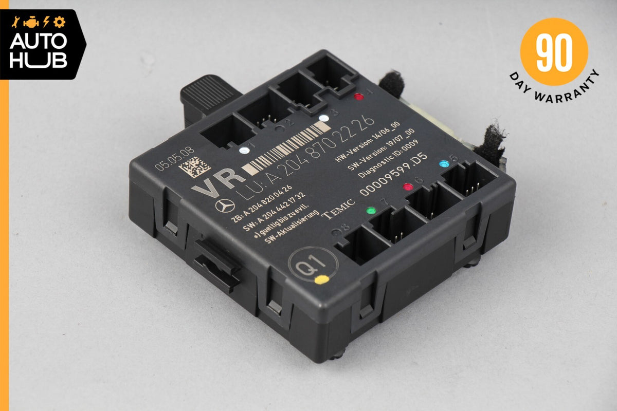 08-18 Mercedes W204 C300 C250 E400 Front Right Side Door Control Module OEM - photo 1