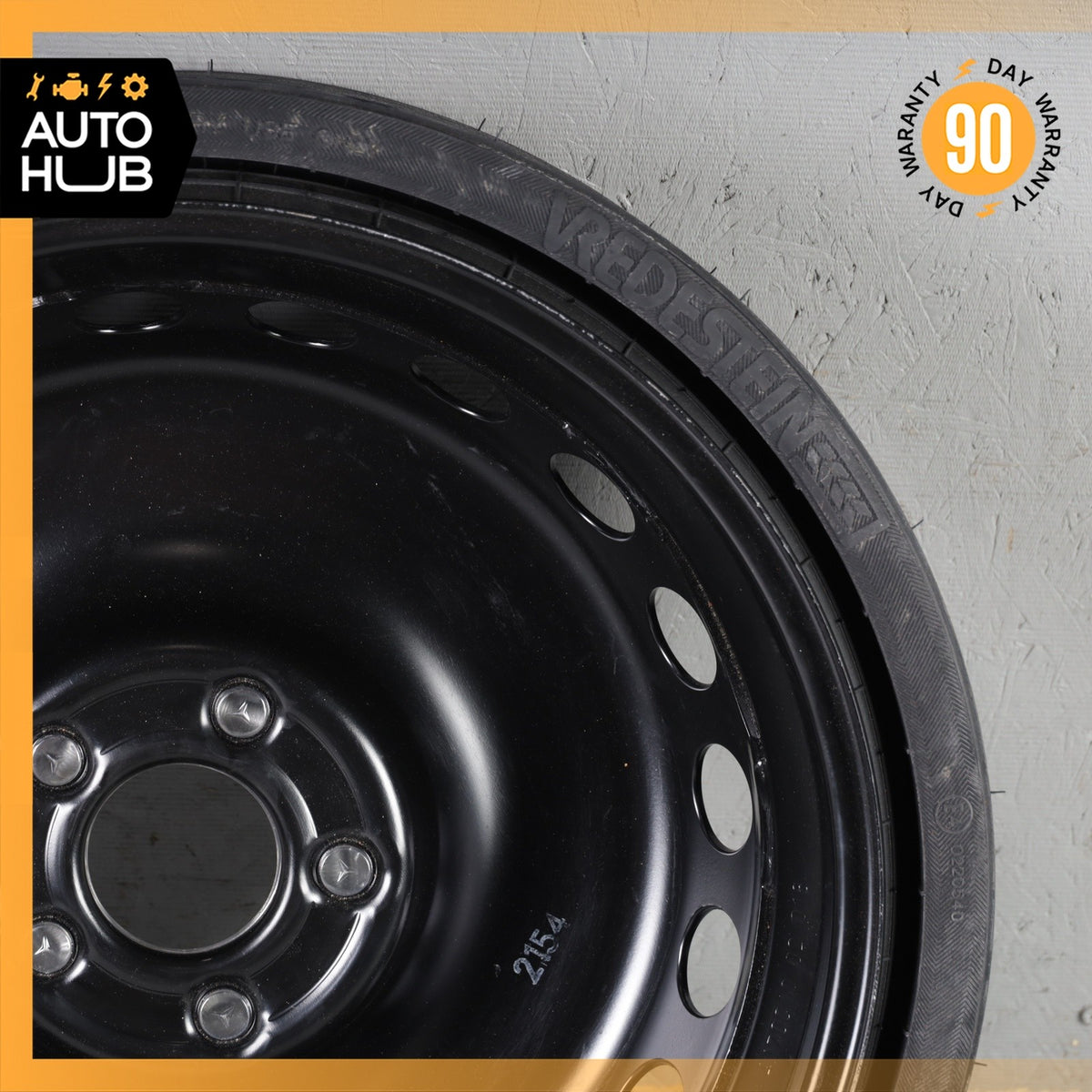 Mercedes R171 SLK280 CLK55 AMG Emergency Spare Tire Wheel Donut Rim 17 17" OEM - photo 16