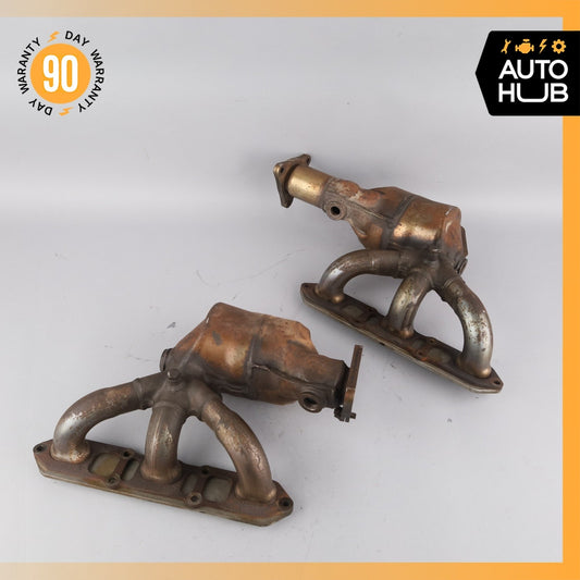 00-04 Porsche Boxster 986 2.7L 3.2L Left & Right Engine Exhaust Manifold Set OEM - photo 1