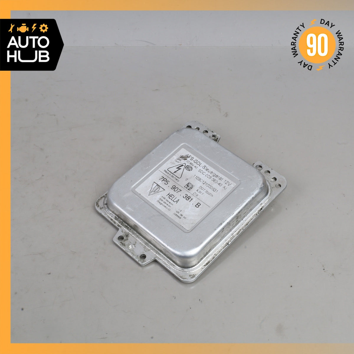 11-12 Porsche Cayenne 958 HID Headlight Ballast Module Unit 7P5907381B OEM - photo 2