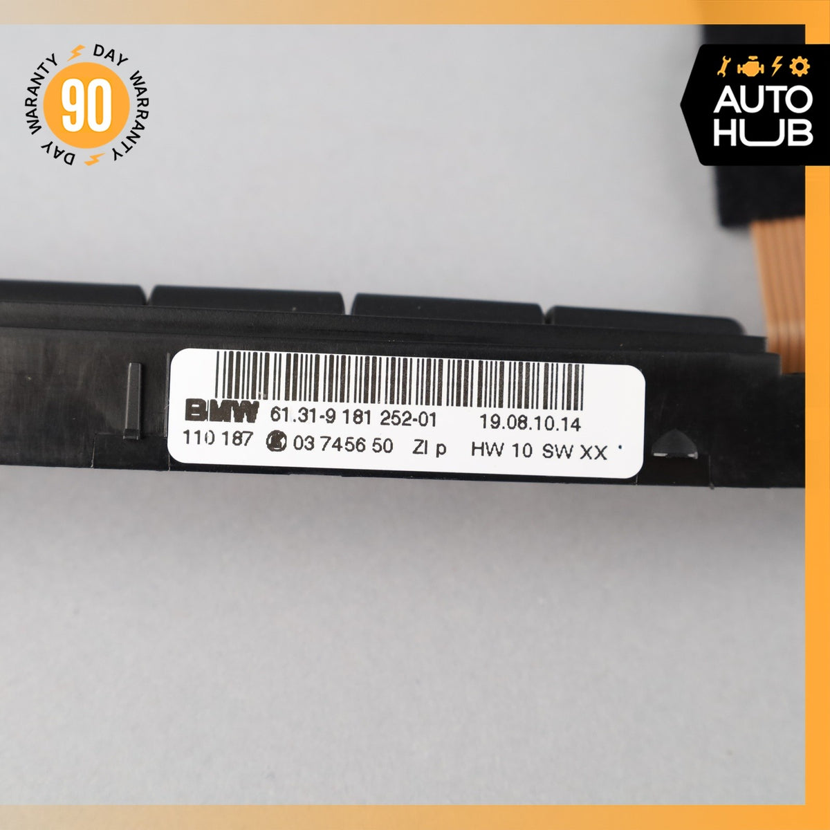 BMW E88 128i 135i Convertoble Folding Top Control Button Switch Panel OEM - photo 11