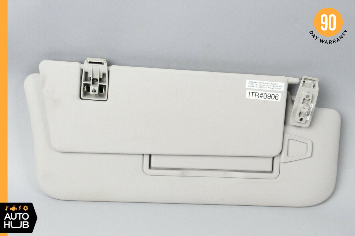 06-12 Mercedes X164 GL450 ML450 Sun Visor Sunvisor Right Passenger Side Grey OEM - photo 1