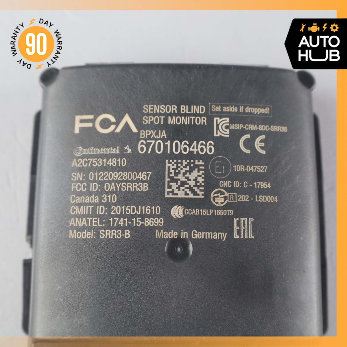 Maserati Levante M161 Rear Blind Spot Radar Distance Sensor Module OEM 35k - photo 8