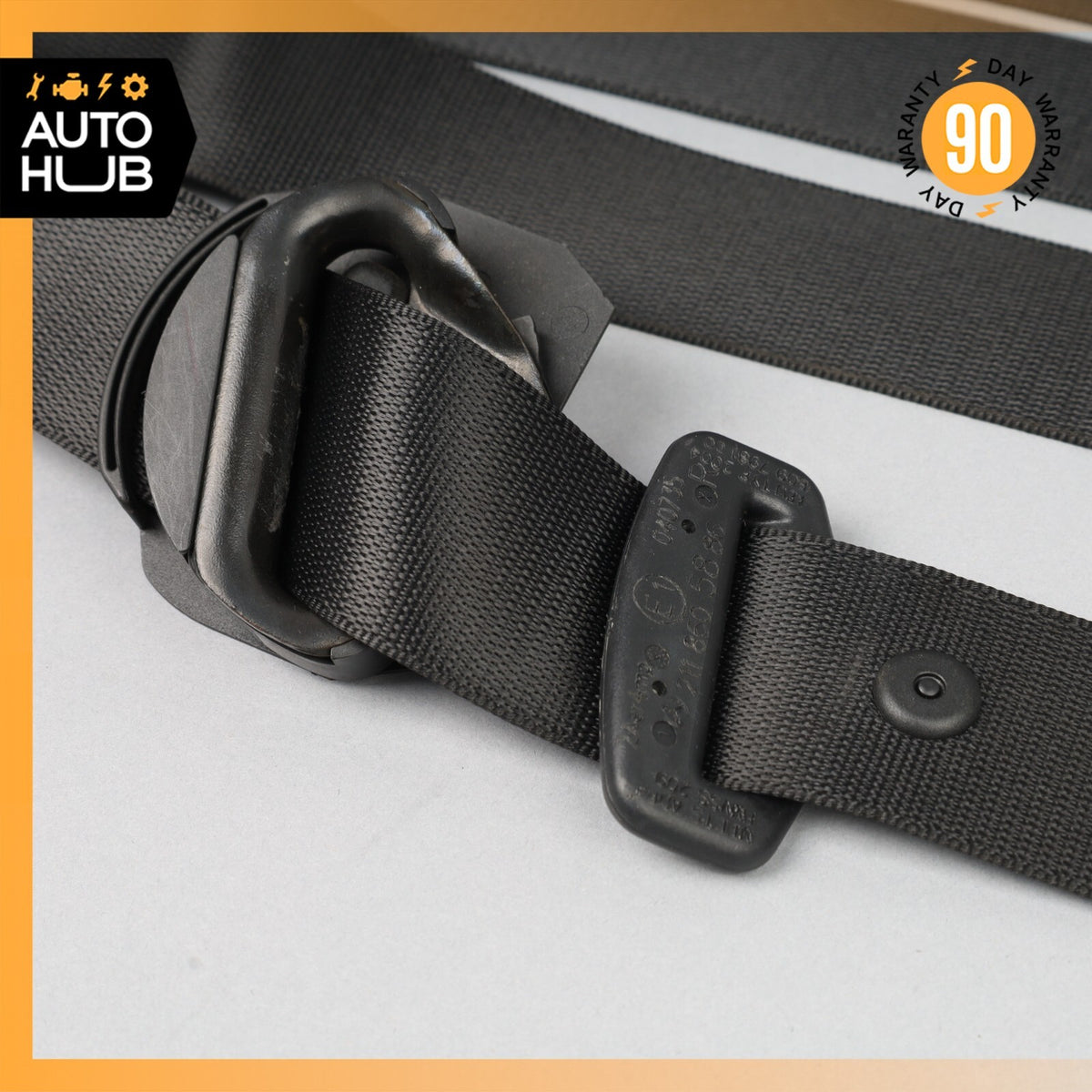 07-09 Mercedes W219 CLS550 E550 Front Right Passenger Side Seat Belt Black OEM - photo 15