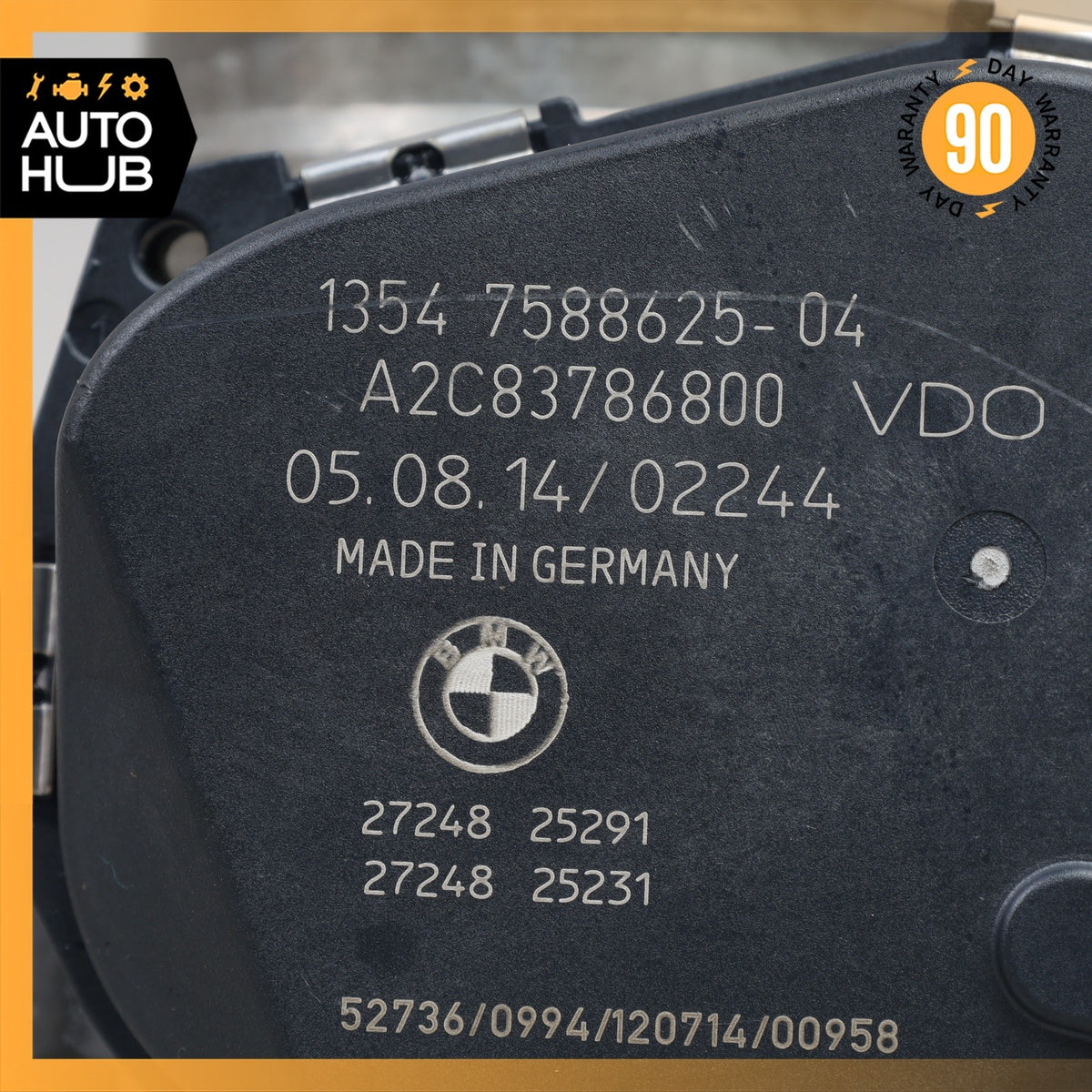 12-18 BMW E84 X1 228i 328i 2.0L Engine Motor Air Intake Throttle Body OEM 48k - photo 8